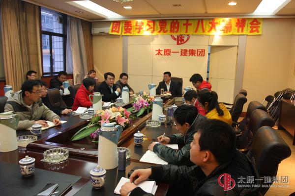 團委學習黨的十八大精神會議