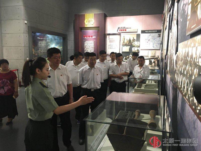 踏尋先輩足跡  為黨增光添彩  弘揚一建精神