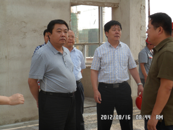 萬柏林區(qū)有關(guān)領(lǐng)導(dǎo)到直屬分公司青少年活動(dòng)中心項(xiàng)目部視察