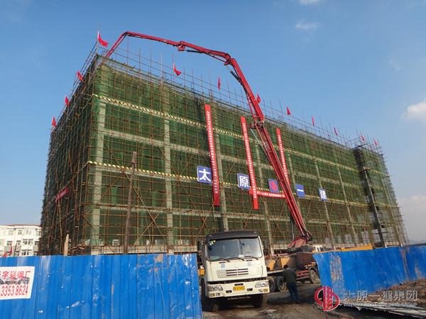 四分公司和順縣牛郎織女博物館綜合樓項目順利封頂