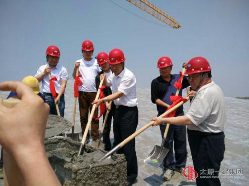 項管二處晉中市殯儀館項目主體封頂